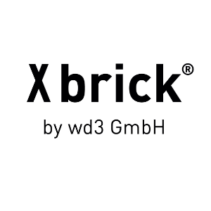 Xbrick by wd3 GmbH Logo schwarz