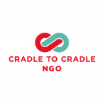 Cradle to Cradle NGO Logo rot türkis zentriert