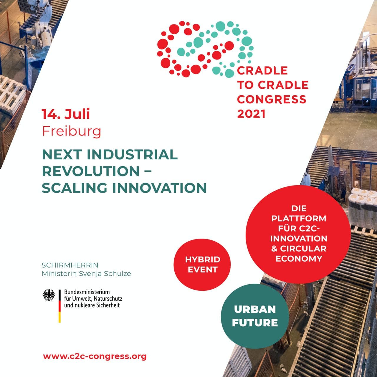 Anzeige Cradle to Cradle Congress am 14. Juli 2021, Freiburg