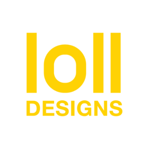 gelbes Logo loll Designs